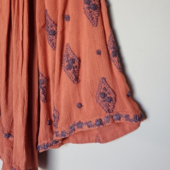 Free People Diamond Embroidered Tunic Top Dress - Picture 5 of 11